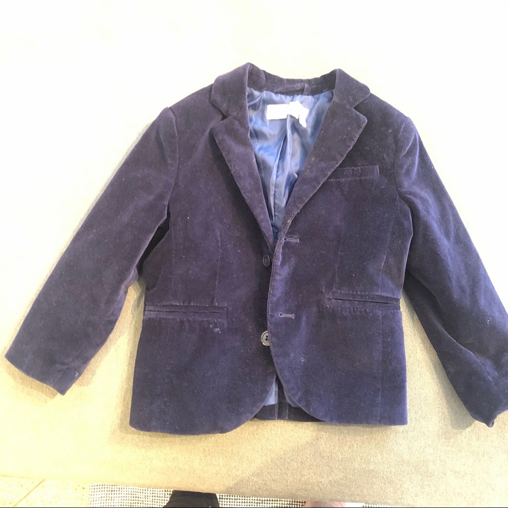 H&M Velvet Blazer Boys size 3-4